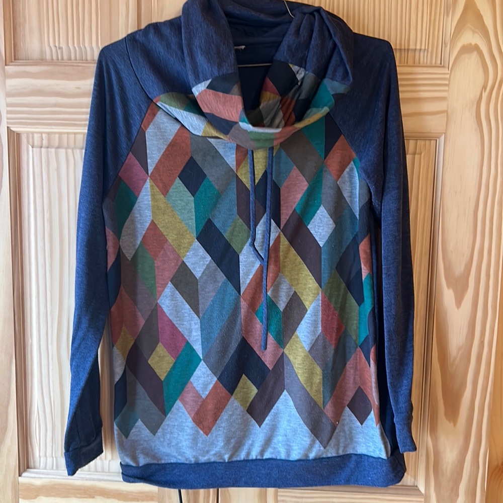 Cowl neck top